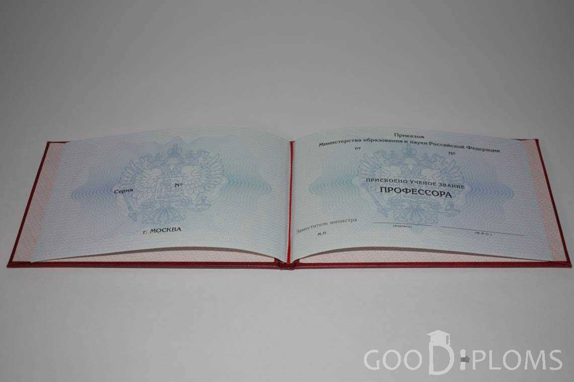 Аттестат Профессора период выдачи 2015-2020 -  Херсон