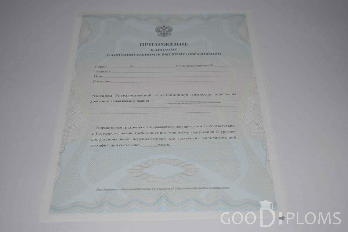 Приложение к Диплому МВА период выдачи 2011-2020 -  Херсон