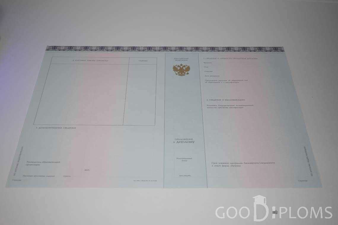 Приложение к Диплому МГИМО период выдачи 2014-2020 -  Херсон