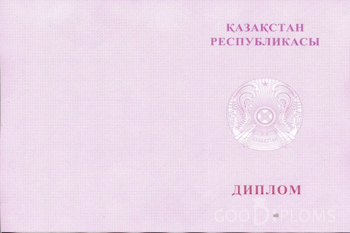 Казахский диплом техникума с отличием - Обратная сторона- Херсон